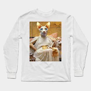 Feline Cleopatra Long Sleeve T-Shirt